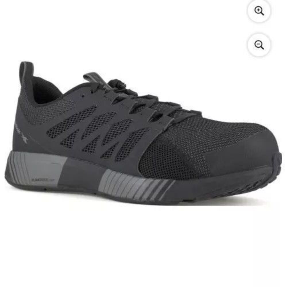 Reebok NIB Women's Fusion Flexweave Athletic Work Shoe Black Size 10.5 MSRP $150